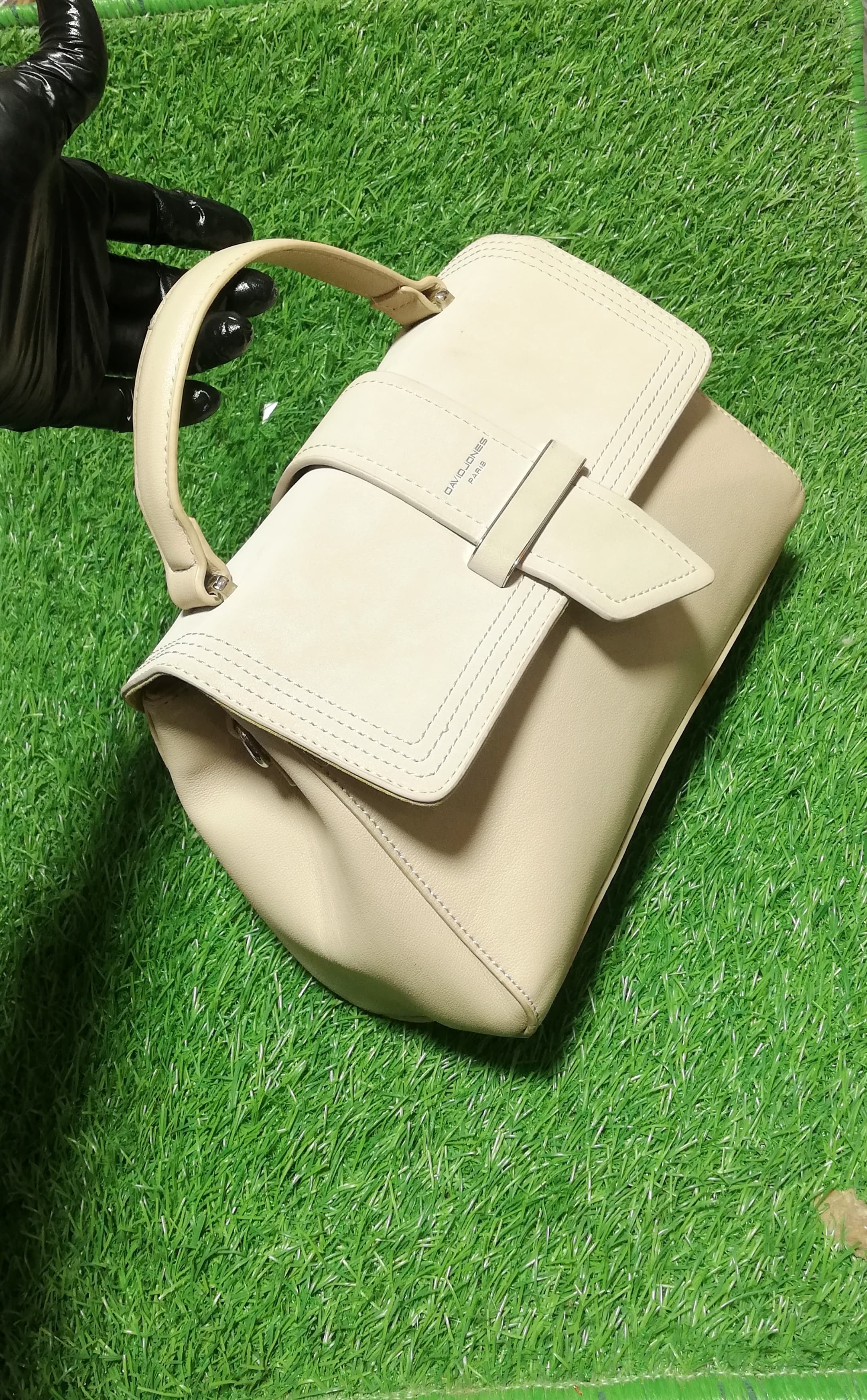 Parisian Cream Satchel